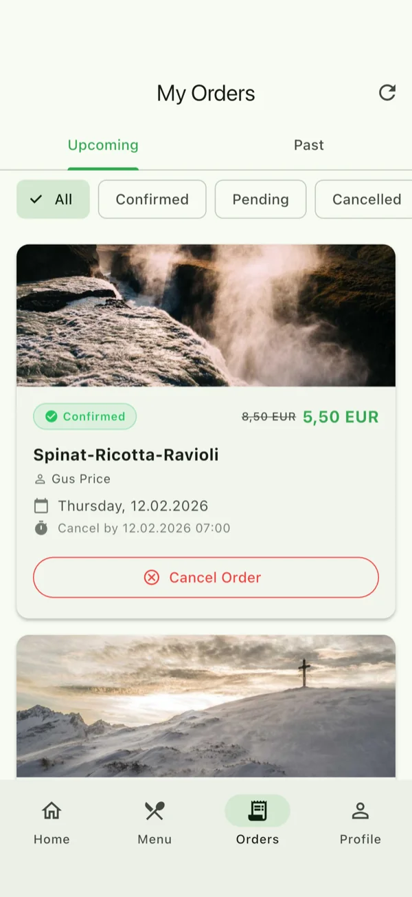 Set up auto-ordering