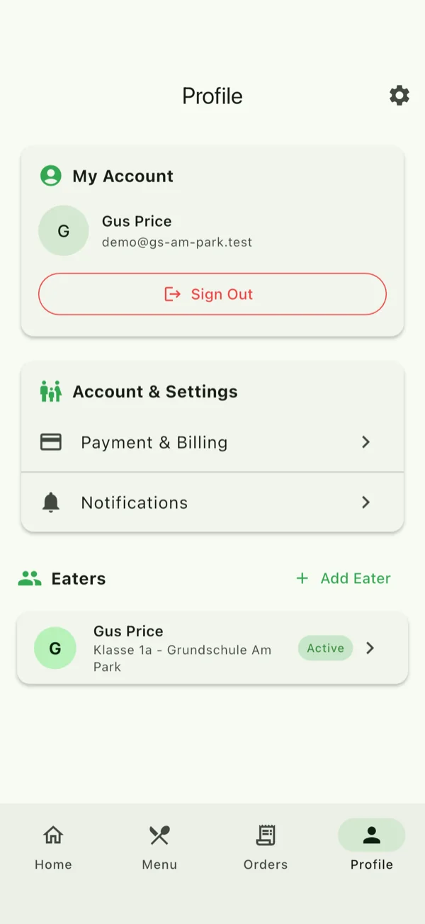 Manage multiple profiles